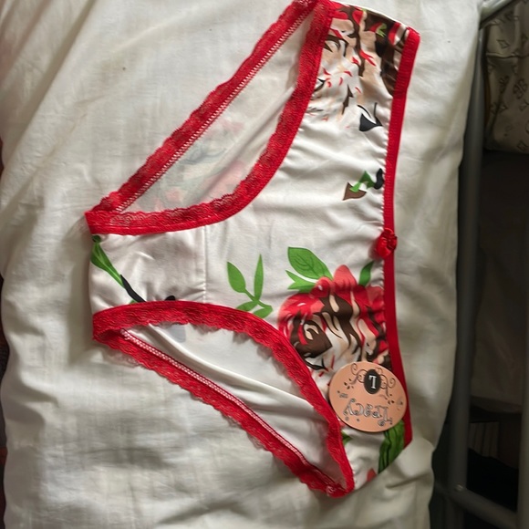 Red and white Tracy panties - Picture 1 of 2